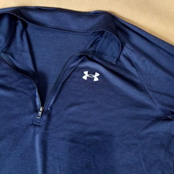 Under armour Men's Shirts long Sleeve 1/4 Zip Size Xl - Picture 8 of 9